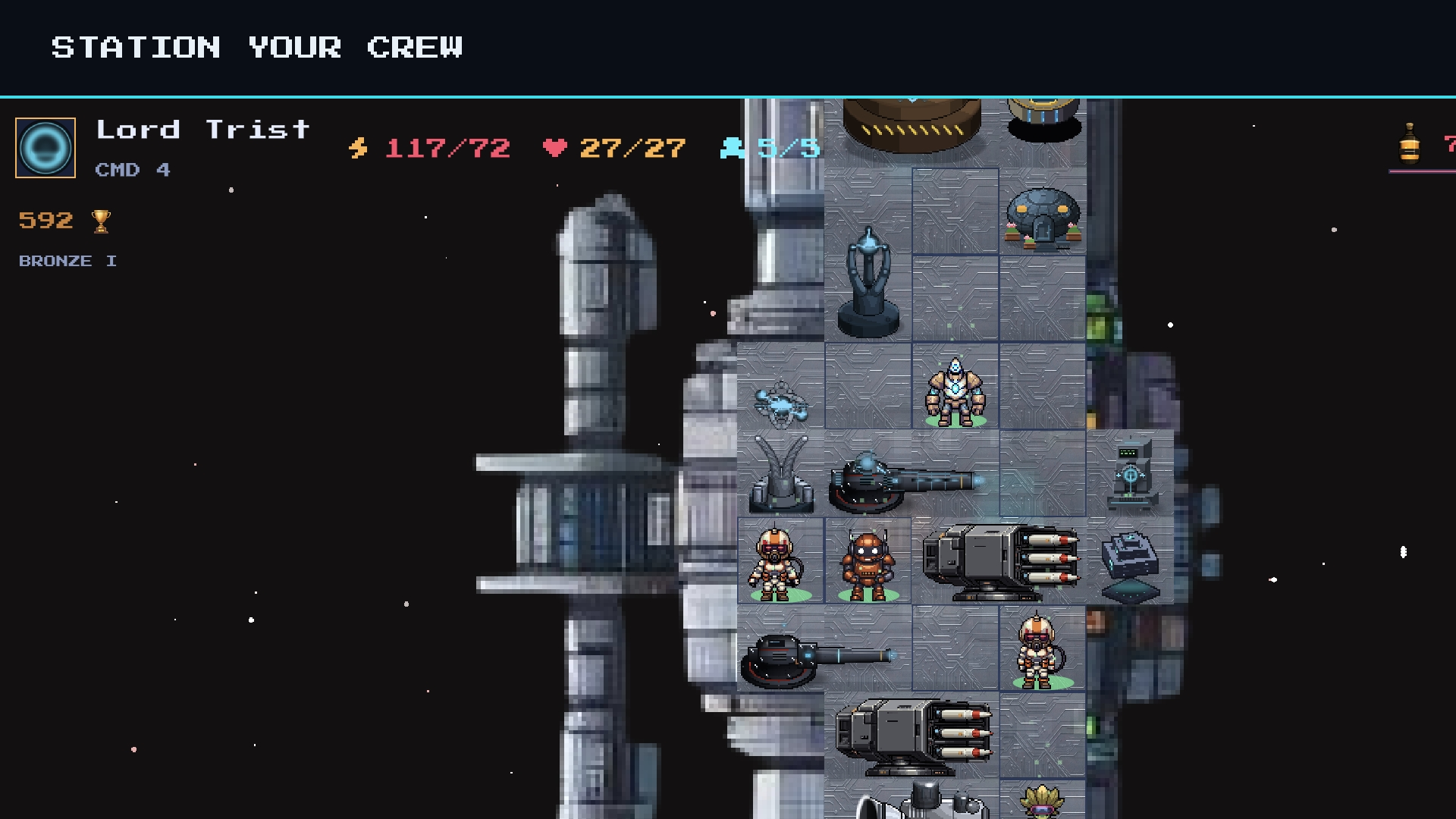 Stationing crew aboard a ship in Starforge Horizons